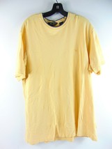 Eddie Bauer Yellow Knit Cotton T Shirt XL - $24.74