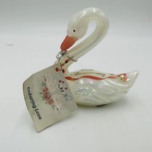 Fenton Swan Figurine 40th Anniversary Enduring Love 1989 4in Vintage Art... - $40.50