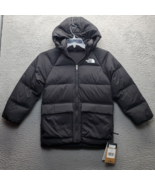 The North Face Parka Jacket Youth S Black Fleece Lined 600 Down Hooded F... - $2,413.16 MXN