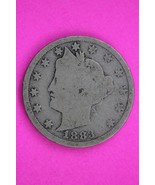 1883 No Cents V Liberty Nickel Guaranteed Authentic &amp; Genuine Coin Free ... - $20.50 CAD