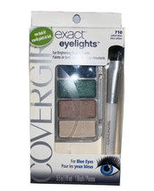 CoverGirl Exact Eyelights Eye Shadow Palette  #710 RADIANT BLUES New In Package - $21.55