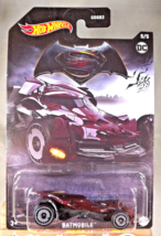 2022 Hot Wheels DC Batman/Superman Series 5/5 BATMOBILE Dark Red w/Gray AD Spoke - £9.77 GBP