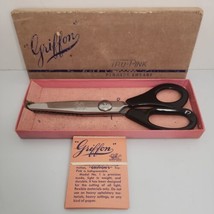 Griffon TRU-PINK Pinking Shears Vintage 1950s in Original Box - Made USA PB158 - £13.64 GBP