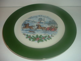 Vintage Mayer China Christmas Plate - $9.99