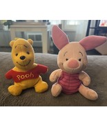 Disney Winnie The Pooh, and Piglet Plush. Piglet Rattles - £9.28 GBP