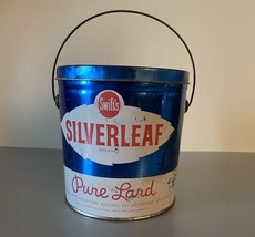 Vintage Swift&#39;s Silverleaf Lard Tin 1930&#39;s - £23.98 GBP
