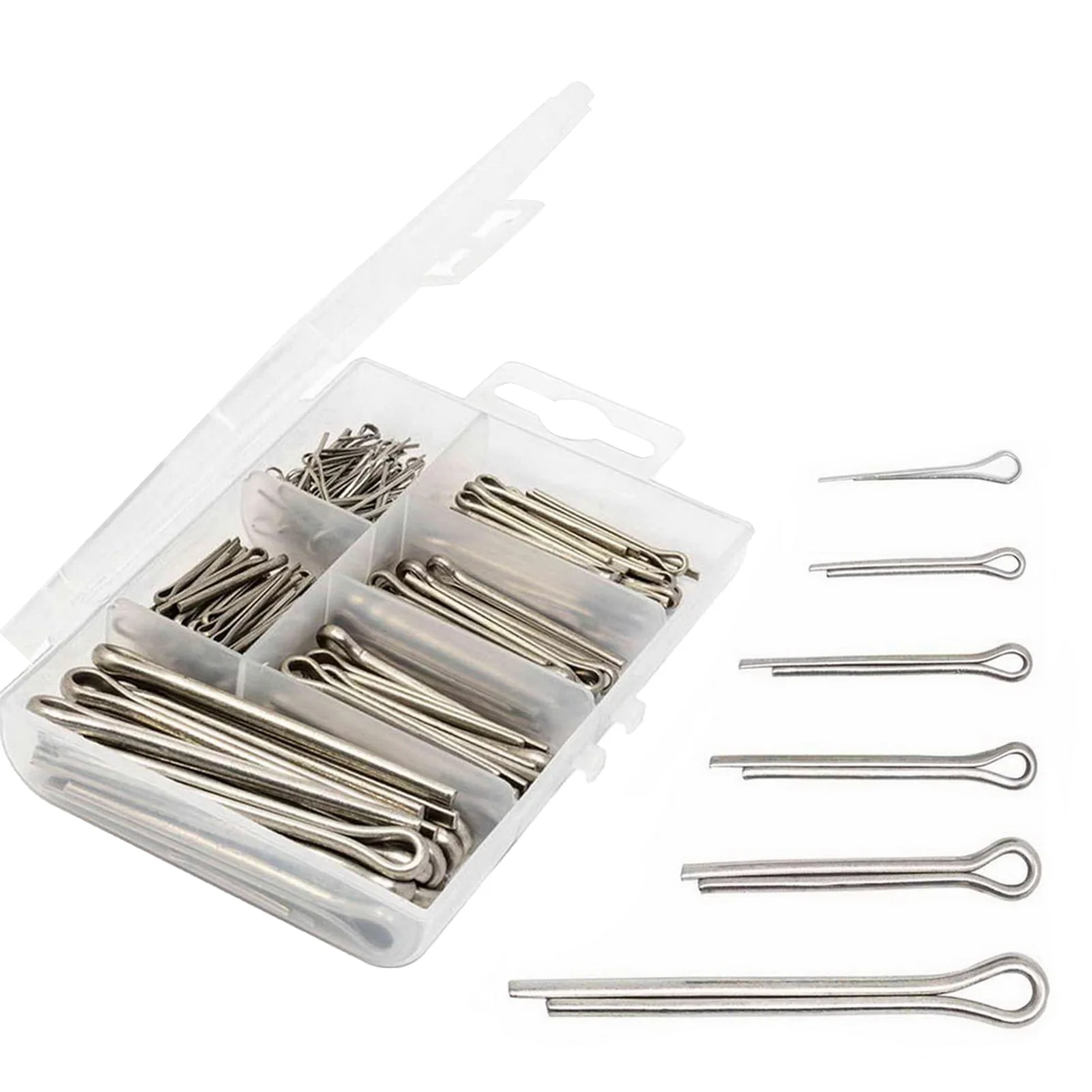 Cotter Pin ortment 6 Different Size Cotter Pins ortment Kit Multiple Sized Cotte - £39.58 GBP