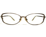 Anne Klein Eyeglasses Frames AK9055 427S Shiny Gold Cat Eye Full Rim 53-... - $46.53