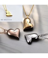 Heart Urn Necklace for Women, Cremation urn Necklace, Remembrance Necklace - $317.83 MXN+