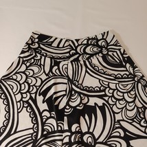 Jonathan Martin Women's Black & White Floral Skirt Size M Measured Waist 28" image 6