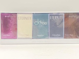 Calvin Klein Deluxe Miniatures Collection for unisex 5 pcs-  NEW WHITW BOX - $49.99