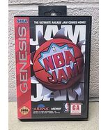 NBA Jam (Sega Genesis, 1994) Basketball Video Game In Box - No Manual - $15.32
