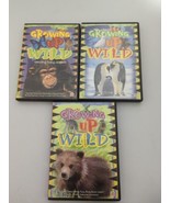 Lot Of 3 Growing Up Wild Dvds Amazing Baby Animals, Bouncing Babies, Fun... - $22.74