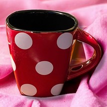 Minnie Mouse Mug No Spoon Polka Dot Red/White - £7.06 GBP