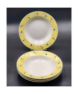 Royal Doulton Blueberry Set Of 4 Soup Bowls 8.5 Dishwasher &amp; Microwave S... - $569.79 MXN
