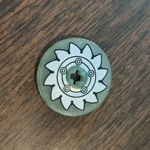 LEGO Glow in the Dark Transparent Disk 3x3 with Saw Blade Sticker 8648 2... - €0,85 EUR