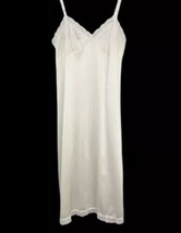 VTG Deena Women’s 100% Nylon Dress Slip Lacey Edges Style 2090 Ivory USA... - $39.76