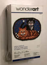 $19.99 Wonder Art 2014 Latch Hook Kit Cuddly Kittens Caron No. 426193 New - $22.26