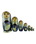 Nesting Doll 8.5&quot; 7 Piece Winter Ballet Ballerina Christmas Russian Matr... - $305.80