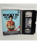 Rocky III 3 VHS Original First Release 1982 Big Box CBS FOX Slide Pull Drawer - £78.65 GBP