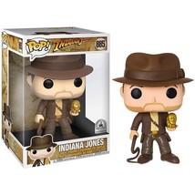 Funko POP! Indiana Jones Adventure #885 - Indiana Jones 10&quot; Disney Parks Exclusi - £106.63 GBP