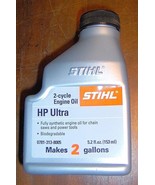 5.2oz Bottle HP Ultra 2 cycle Synthetic Oil Make TWO GALLONS STIHL 0781-... - $24.86