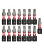 Milwaukee SHOCKWAVE 1 in. Impact T25 Insert Bits (15 Pack) - $250.37 MXN
