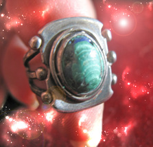  HAUNTED RING ILLUMINATI STAR PEOPLE COMMUNICATE HIGH MAGICK MYSTICAL TREASURES image 2