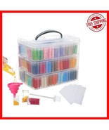 Versatile 3-Tier Bead Organizer: Diamond Painting &amp; Jewelry Storage Solu... - $780.43 MXN