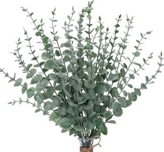 Cewor 24 Pcs. Artificial Eucalyptus Leaves Faux Greenery Branches For We... - $41.04 CAD