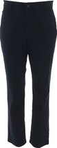 Gloria Vanderbilt Black &quot;Amanda&quot; Twill Velvety Trousers Pants Size 8 Short - $58.50