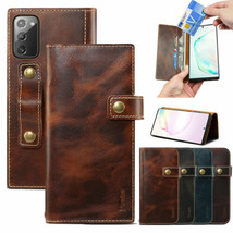 Leather Flip Magnetic Case Cover for Samsung Note 20 Ultra/S20/S10plus - £77.01 GBP