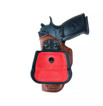 Fits Baby Desert Eagle II 9/40/45 COM 3.64”BBL Leather Paddle Holster #1235# RH image 3