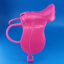 Barbie Blossom Beauties Replacement Pink Palomino Horse Saddle Only 2002 Mattel - £5.44 GBP