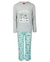 allbrand365 designer Little &amp; Big Kids Sleepwear Tropical Santa Pajama S... - £28.80 GBP