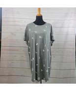 Current Elliot Gray The Dawn Tee Dress Love Letter H G Size 1/ US 4 NWT - $60.93 CAD