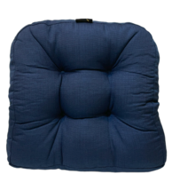 Sunrox Seat Cushion Indoor/Outdoor Navy Blue 17&quot; x 17&quot; x 4&quot; Olefin Memor... - £13.37 GBP
