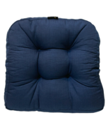 Sunrox Seat Cushion Indoor/Outdoor Navy Blue 17&quot; x 17&quot; x 4&quot; Olefin Memor... - £13.48 GBP