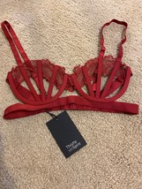 Brand new with tags Thistle and Spire Burgundy Wired Bralette 34D MSRP $64 - £22.27 GBP