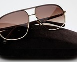 New TOM FORD Maxwell TF1019 30F Gold Havana Sunglasses 59-13-140mm B48mm... - £160.21 GBP