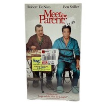 Meet the Parents VHS Movie Film 2001 Y2K Ben Stiller Robert DeNiro Rated PG-13 - £7.15 GBP