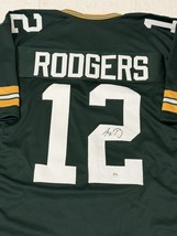 Aaron Rodgers Green Bay Packers Signed Football Jersey COA - $249.00