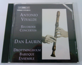 Vintage CD (1991)- Antonio Vivaldi Recorder Concertos Dan Laurin BIS - $12.73