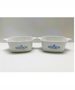 Vintage Corning Ware Blue Cornflower P-43-B, 2 Casserole Dishes (NO LIDS... - $23.76