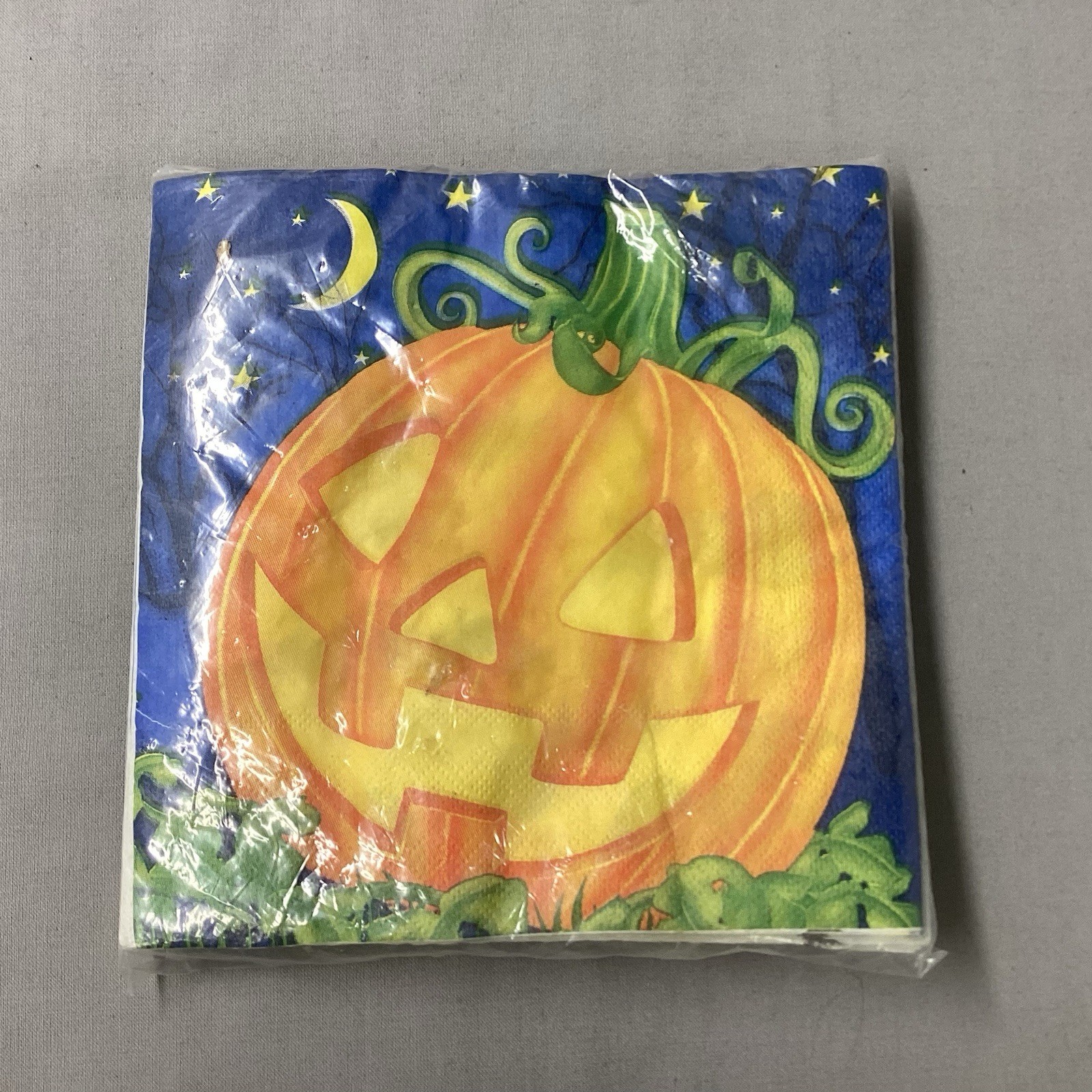 Halloween Pumpkin 18x18 Inch Napkins Paper 20 Pack Halloween Tableware - £3.72 GBP