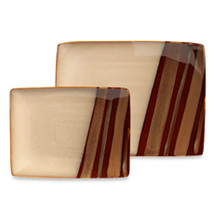 Avanti Brown Rectangular Serving Platters  12" X 9"  - $159.00