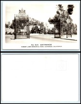 RPPC PHOTO Postcard-California, Glendale, Forest Lawn Memorial Park Entrance D27 - £3.15 GBP