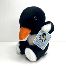 1984 SWIB Somebody Penguin Plush Vintage Stuffed Animal Black White 7&quot; - £11.19 GBP