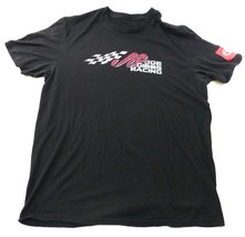 Joe Gibbs Racing Black T-Shirt Toyota Logo Short Sleeve Size 2XL Cotton ... - $14.25
