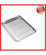 Stainless Steel Baking Pan Set with Cooling Rack - 16x12 inch Excellence - $44.06 CAD